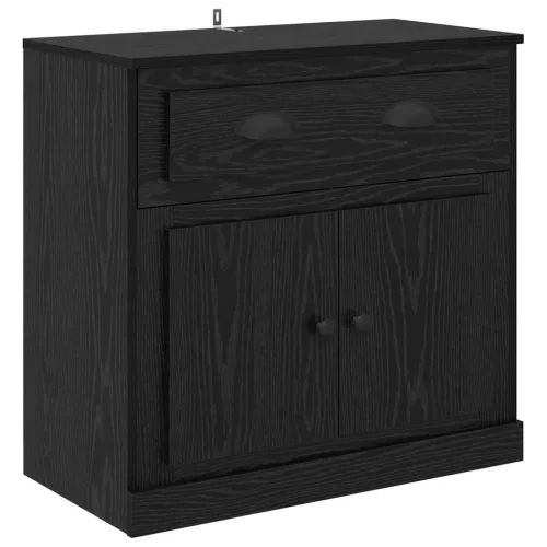  Magasfiú fiókkal Fekete tölgy 70 x 35,5 x 67,5 cm Faanyag