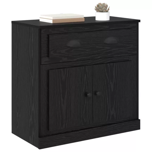  Magasfiú fiókkal Fekete tölgy 70 x 35,5 x 67,5 cm Faanyag