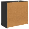  Magasfiú fiókkal Fekete tölgy 70 x 35,5 x 67,5 cm Faanyag