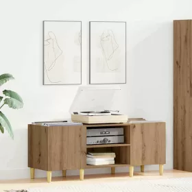  Hanglemez szekrény Artisan tölgy 121 x 38 x 48 cm Faanyag