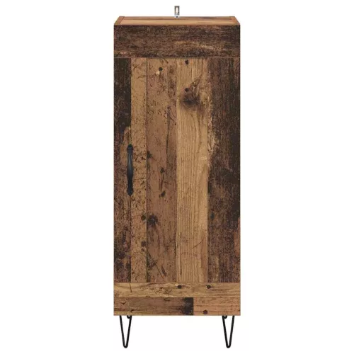  Széf Öreg fa 34,5 x 34 x 90 cm Műszaki fa és vas