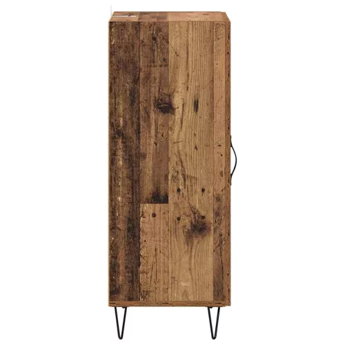  Széf Öreg fa 34,5 x 34 x 90 cm Műszaki fa és vas