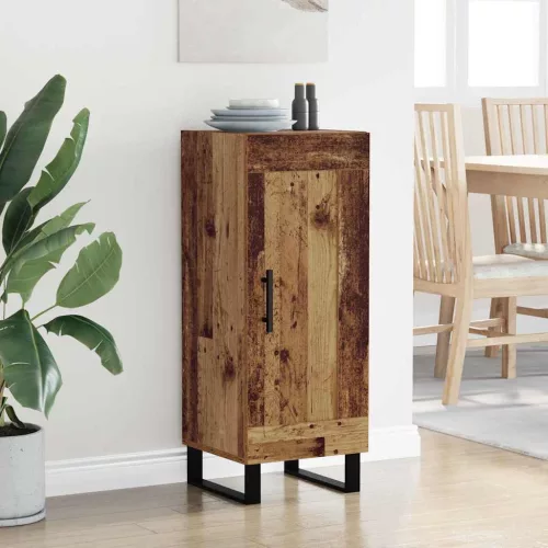  Széf Öreg fa 34,5 x 34 x 90 cm Műszaki fa és vas