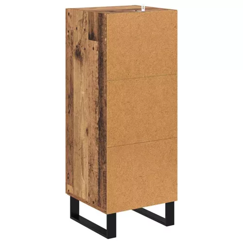  Széf Öreg fa 34,5 x 34 x 90 cm Műszaki fa és vas