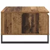  Dohányzóasztal fiókkal Régi fa 55 x 55 x 36.5 cm Faanyag