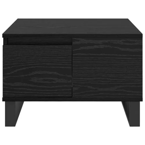  Dohányzóasztal fiókkal Musta tammi 55 x 55 x 36.5 cm Faanyag