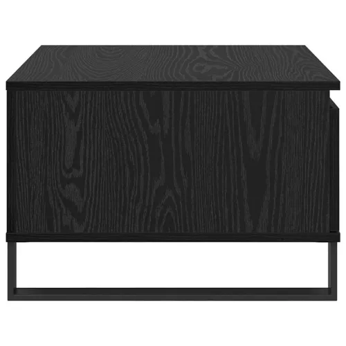  Dohányzóasztal fiókkal Musta tammi 55 x 55 x 36.5 cm Faanyag