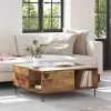  Dohányzóasztal Régi fa 80 x 80 x 36.5 cm Faanyag