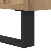  Dohányzóasztal kézműves tölgy 80 x 80 x 36.5 cm Faanyag