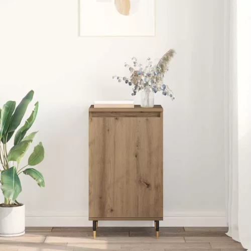  Széf 2 pcs Artisan tölgy 40 x 35 x 70 cm Műszaki fa és vas