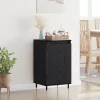  Széf 2 pcs Fekete tölgy 40 x 35 x 70 cm Műszaki fa és vas