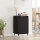  Széf 2 pcs Fekete tölgy 40 x 35 x 70 cm Műszaki fa és vas