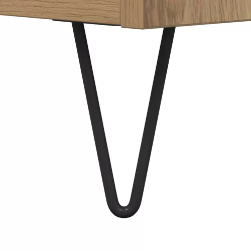  Hanglemez szekrény polcokkal Artisan tölgy 121 x 38 x 48 cm