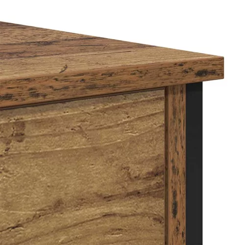  Éjjeli asztal fiókkal Öreg fa 34 x 35,5 x 45 cm Faanyag