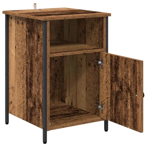  Éjjeliszekrény 2 pcs Öreg fa 40 x 42 x 60 cm Faanyag