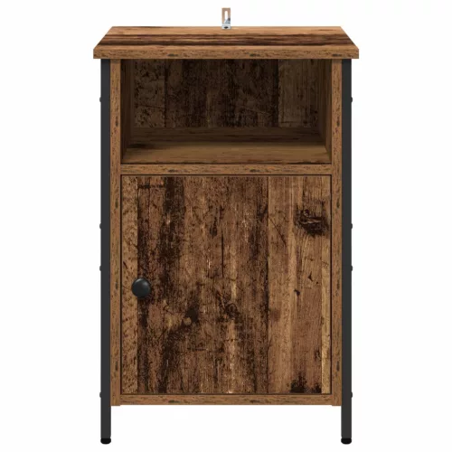  Éjjeliszekrény 2 pcs Öreg fa 40 x 42 x 60 cm Faanyag