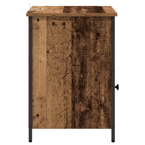  Éjjeliszekrény 2 pcs Öreg fa 40 x 42 x 60 cm Faanyag