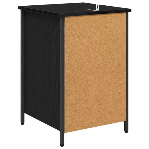 Éjjeliszekrény 2 pcs Fekete tölgy 40 x 42 x 60 cm Faanyag
