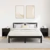  Éjjeliszekrény 2 pcs Fekete tölgy 40 x 42 x 50 cm Faanyag