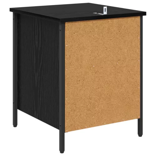  Éjjeliszekrény 2 pcs Fekete tölgy 40 x 42 x 50 cm Faanyag