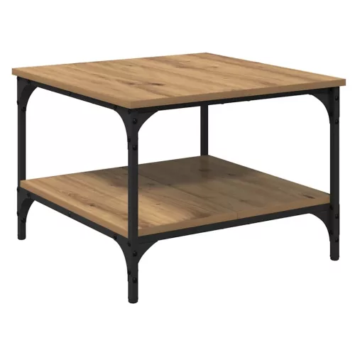  Dohányzóasztal Artisan tölgy 55 x 55 x 40 cm Faanyag