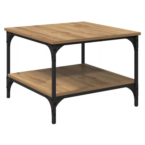  Dohányzóasztal Artisan tölgy 55 x 55 x 40 cm Faanyag