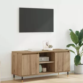 TV szekrény Artisan tölgy 104 x 35 x 50 cm Faanyag