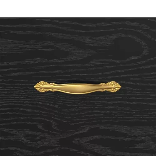  Éjjeliszekrény fiókkal Musta tammi 40 x 35 x 47.5 cm Faanyag