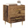  Éjjeliszekrény fiókkal 2 pcs Öreg fa 40 x 35 x 47,5 cm Faanyag