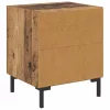 Éjjeliszekrény fiókkal 2 pcs Öreg fa 40 x 35 x 47,5 cm Faanyag
