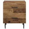  Éjjeliszekrény fiókkal Régi fa 40 x 35 x 47.5 cm Faanyag