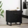  Éjjeliszekrény 2 pcs Fekete tölgy 40 x 35 x 47,5 cm Faanyag