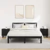  Éjjeliszekrény 2 pcs Fekete tölgy 40 x 35 x 47,5 cm Faanyag