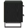  Éjjeliszekrény 2 pcs Fekete tölgy 40 x 35 x 47,5 cm Faanyag