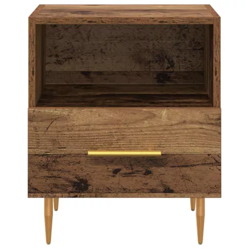  Éjjeli asztal fiókkal Barna 40 x 35 x 47.5 cm Faanyag