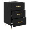  Éjjeliszekrény fiókkal Fekete tölgy 40 x 40 x 66 cm Faanyag