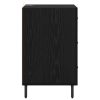  Éjjeliszekrény fiókkal Fekete tölgy 40 x 40 x 66 cm Faanyag
