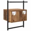  Éjjeliszekrény fiókkal 2 pcs Öreg fa 35 x 30 x 51 cm Faanyag
