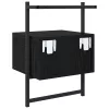  Éjjeliszekrény 2 pcs Fekete tölgy 35 x 30 x 51 cm Faanyag