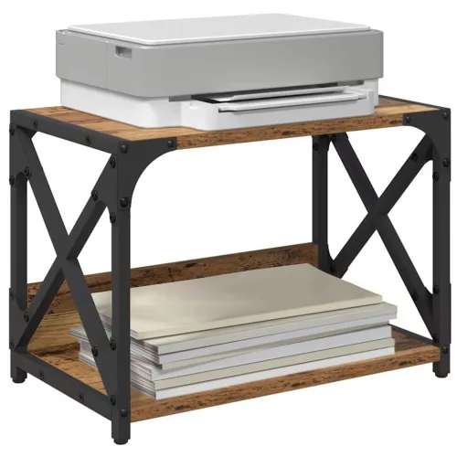  Nyomtatóállvány Öreg fa 44 x 26 x 31.5 cm Faanyag