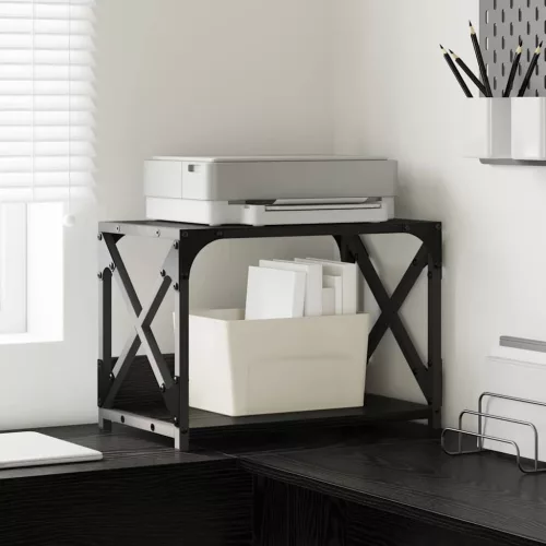  Nyomtatóállvány Fekete tölgy 44 x 26 x 31.5 cm Faanyag