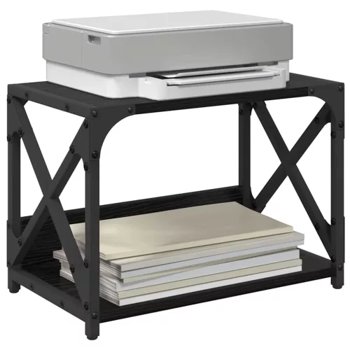  Nyomtatóállvány Fekete tölgy 44 x 26 x 31.5 cm Faanyag