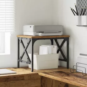    Nyomtatóállvány Állítható Öreg fa 40 x 30 x 31 cm Faanyag