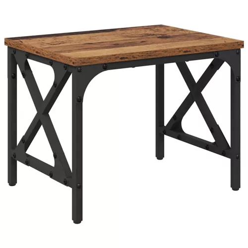  Nyomtatóállvány Állítható Öreg fa 40 x 30 x 31 cm Faanyag