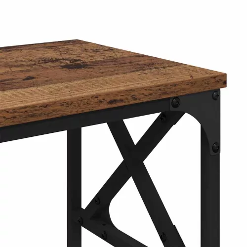  Nyomtatóállvány Állítható Öreg fa 40 x 30 x 31 cm Faanyag