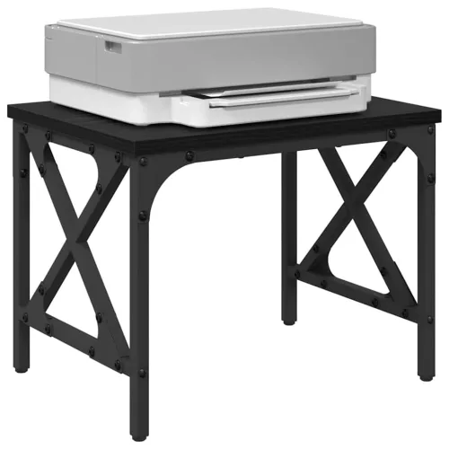  Nyomtatóállvány Állítható Fekete tölgy 40 x 30 x 31 cm Faanyag