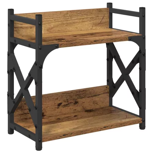  Nyomtatóállvány Öreg fa 40 x 20 x 40 cm Faanyag