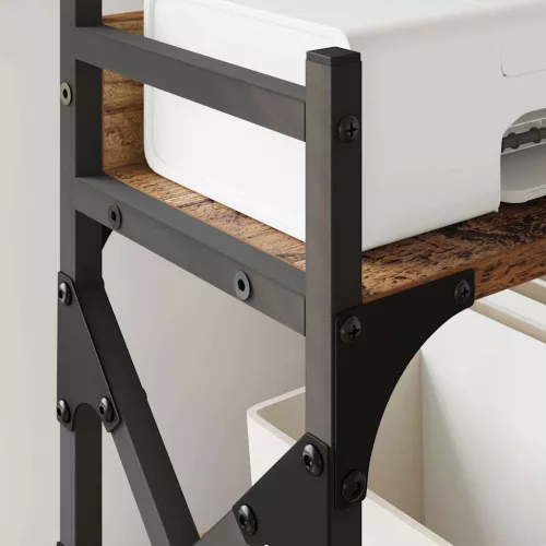  Nyomtatóállvány Öreg fa 40 x 20 x 40 cm Faanyag