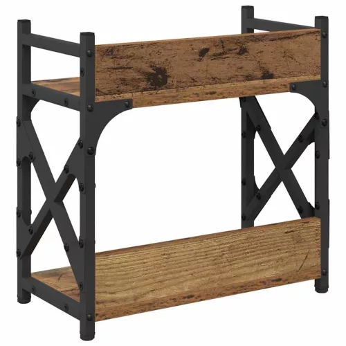  Nyomtatóállvány Öreg fa 40 x 20 x 40 cm Faanyag