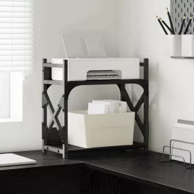  Nyomtatóállvány Fekete tölgy 40 x 20 x 40 cm Faanyag